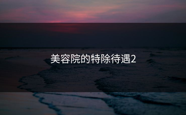美容院的特除待遇2